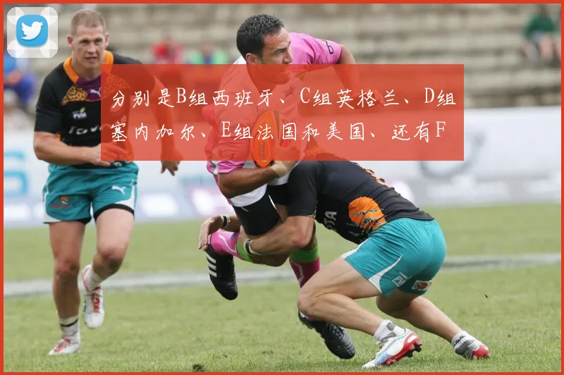 分别是B组西班牙、C组英格兰、D组塞内加尔、E组法国和美国、还有F组德国队